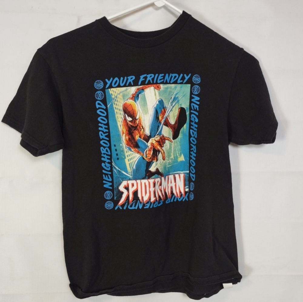 Boys Marvel Comics Spider-Man Graphic T-Shirt Size Medium